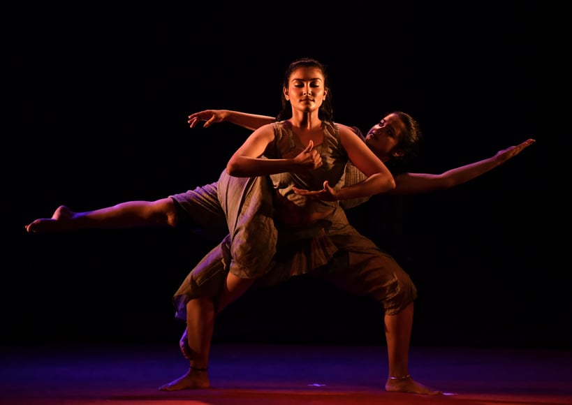 Women Performing a Traditional Dance